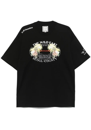 Wooyoungmi palm tree T-shirt - Black