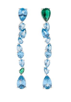 Completedworks Spinel Emerald earrings - Silver