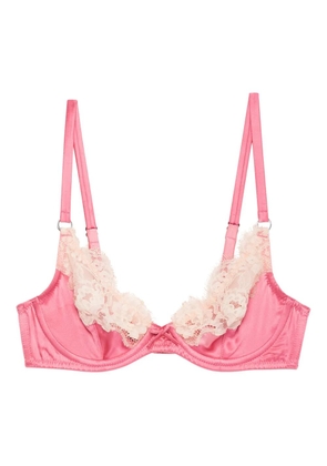 Fleur Du Mal Juliet Lace Demi bra - Pink