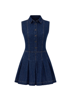 Reformation Arella denim mini dress - Blue