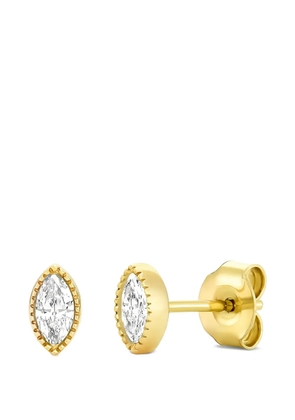Dinny Hall marquise lab-grown diamond stud earrings - Gold