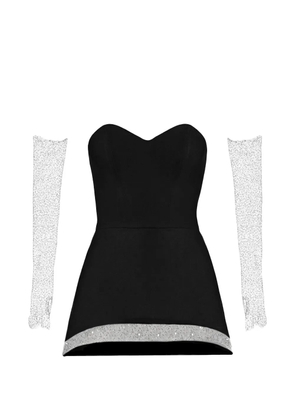 Vestiaire d'un Oiseau Libre Dina embellished off-shoulder dress - Black