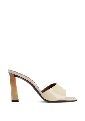 Giuseppe Zanotti Talia square-toe sandals - Neutrals