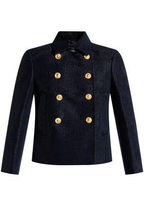 TOM FORD Cropped Peacoat - Black