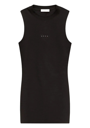 AREA handprint minidress - Black