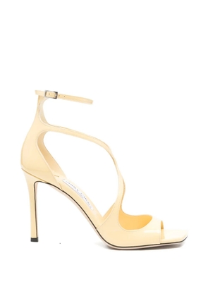 Jimmy Choo Azia leather sandals - Yellow
