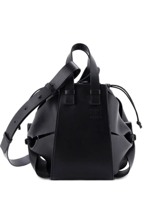 Loewe Pre-Owned x Hafu Matsumoto Hammock Bag Leather Compact satchel - Black