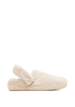 Crocs sherpa-textured slippers - Neutrals