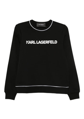 Karl Lagerfeld logo-print sweatshirt - Black
