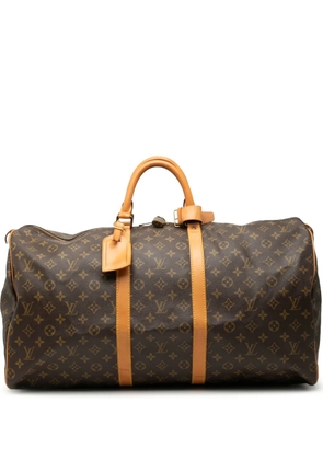 Louis Vuitton Pre-Owned 1988 Monogram Keepall 55 travel bag - Brown