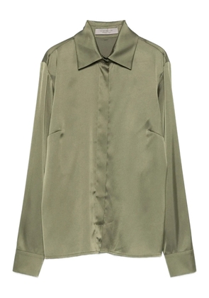 D.Exterior satin shirt - Green