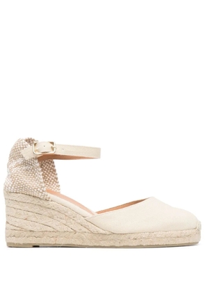 Castañer Carol wedge espadrilles - Neutrals