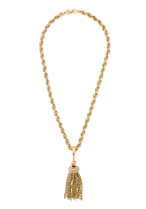 Monet Pre-Owned 1970s tassel pendant necklace - Metallic
