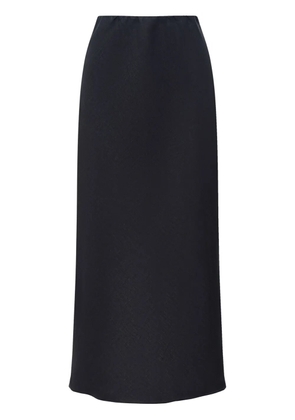 12 STOREEZ high-waisted linen skirt - Black