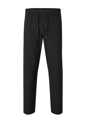 SELECTED drawstring trousers - Black