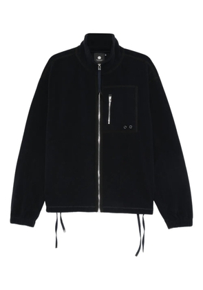 NEW AMSTERDAM zip-fastening fleece sweatshirt - Blue