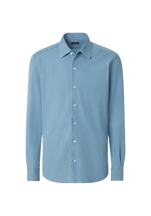 Zegna button-up shirt - Blue