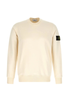 Stone Island logo-badge crew neck sweatshirt - Neutrals