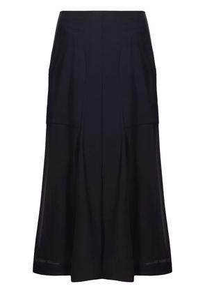 Ferragamo high-waisted midi skirt - Black
