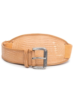 Gianfranco Ferré Pre-Owned 1990s buckle-fastening belt - Neutrals