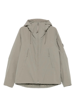 C.P. Company hooded zip-front jacket - 356 KHAKI