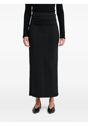 Marcella Belmont slit midi skirt - Black