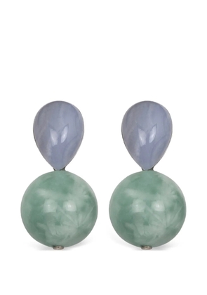 Jennifer Behr Allison jade stone earrings - Green