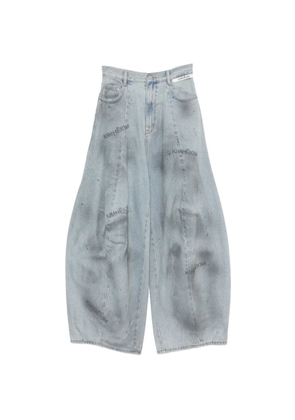 Kimhekim spray-dyed jeans - Blue