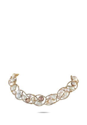 YVEL Baroque diamond necklace - Gold