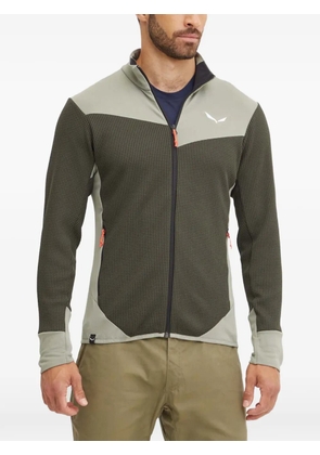 Salewa zip-fastening textured jacket - Green