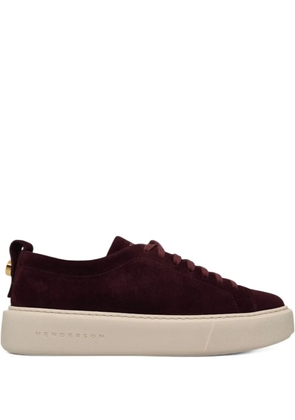 Henderson Baracco 30mm lace-up platform sneakers - Red