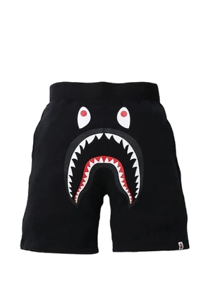 A BATHING APE® shark sweat shorts - Black