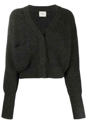 Le Kasha Monaco cropped cashmere cardigan - Grey