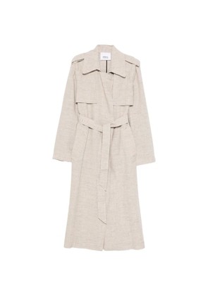 Erika Cavallini Erika belted trench coat - Neutrals