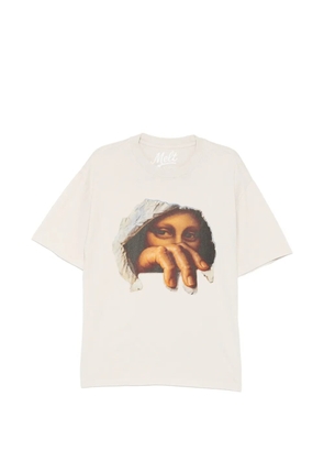 Melt graphic-print T-shirt - Neutrals