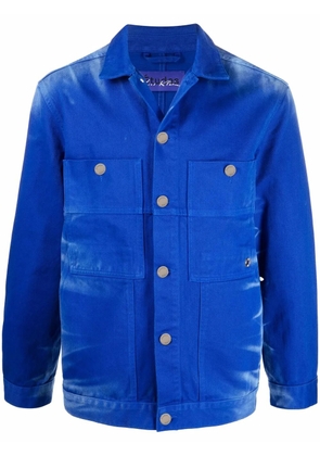Études Studio button-down shirt jacket - Blue