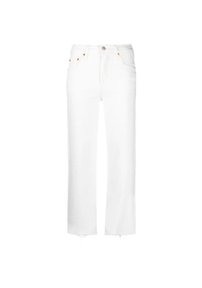 Levi's frayed jeans - White