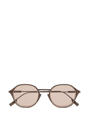 Zegna round-frame sunglasses - Brown