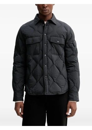 rag & bone Dane quilted overshirt - Black