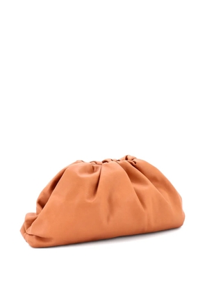 Bottega Veneta Pre-Owned The Pouch Leather clutch bag - Brown