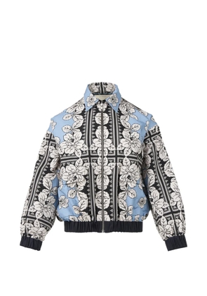 Biyan floral-print jacket - White