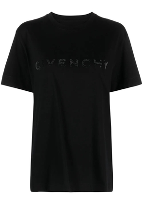 Givenchy rhinestone-embellishment cotton T-shirt - Black