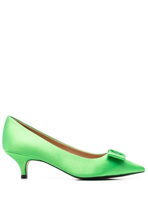 Age of Innocence Jacqueline 50mm bow-embellished pumps - Green