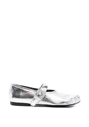 Coperni five-toe flat pumps - Silver