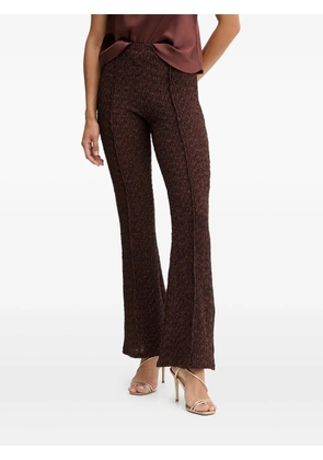 GUESS USA textured trousers - Brown