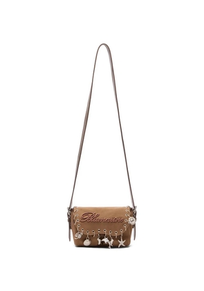 Blumarine charm-detail shoulder bag - Neutrals