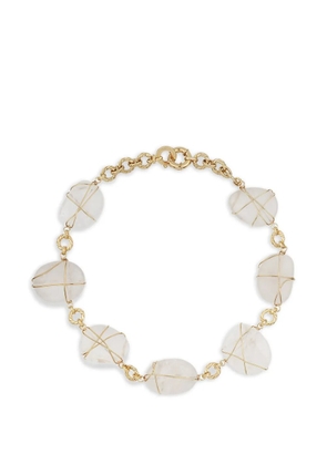 Gas Bijoux Rainbow gemstone-embellished necklace - Gold