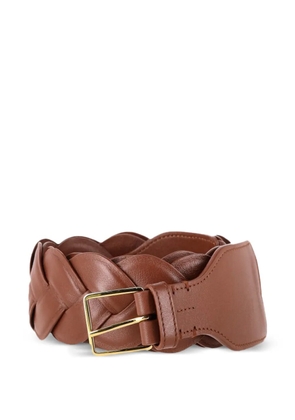 Altuzarra braided skinny belt - Brown