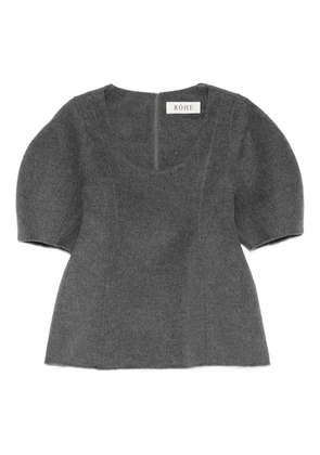 Róhe cashmere-blend blouse - Grey