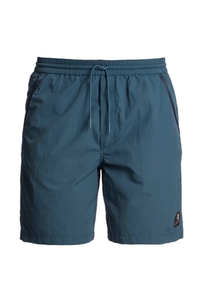 Parajumpers drawstring-fastening logo-patch swim shorts - Blue